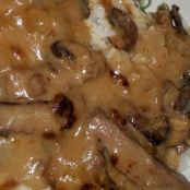 TOP ROUND STEAK WITH RICE