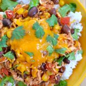 Taco chicken bowls