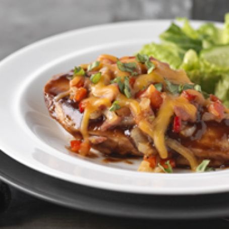 Cheesy Southwest Oven Baked Chicken for Two