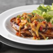 Cheesy Southwest Oven Baked Chicken for Two