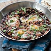 Skillet-Poached Huevos Rancheros | Real Simple Recipes
