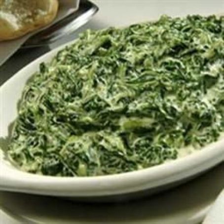 Light Creamed Spinach