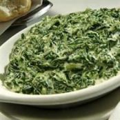 Light Creamed Spinach