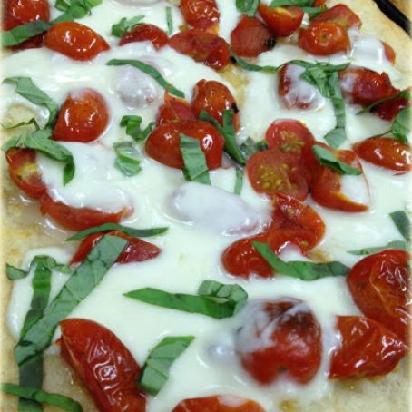 Garlic Butter Crusted Pizza