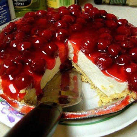 Cherry Cheesecake Pie