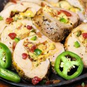 Jalapeno Popper Stuffed Pork Tenderloin