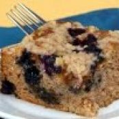 BLueberry Coffee Cake with walnut-streusel topping