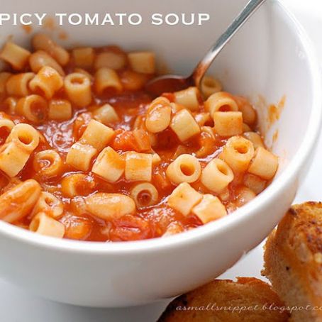 Quick and Spicy Tomato Soup