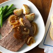 Slow-Cooker Rosemary-Garlic Beef Roast