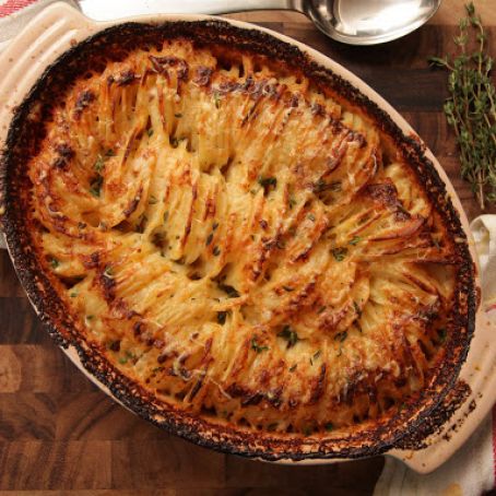 Hasselback Potato Gratin Recipe