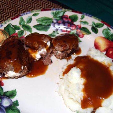 Stuffed Ground Beef Rolls