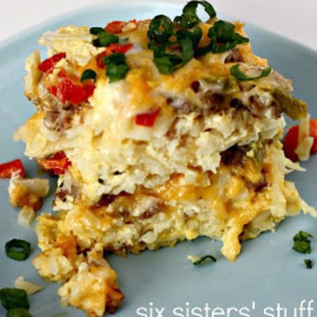 Slow Cooker Sausage Breakfast Casserole
