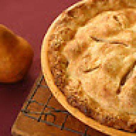 Spiced Apple and Pear Pie