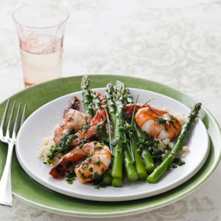 Citrusy Shrimp with Asparagus