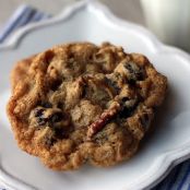 Chocolate Chunk Oatmeal Cookies with Pecans and Dried Cherries