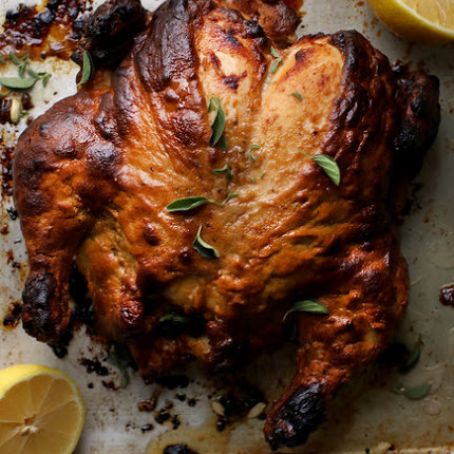 Tahini Roasted Chicken