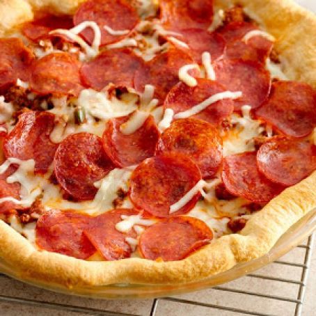 Easy Crescent Pizza Bake