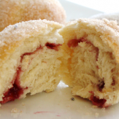Lavender Doughnut with Jam Filling-Baked