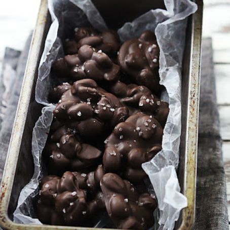 candy - Chocolate Almond Clusters