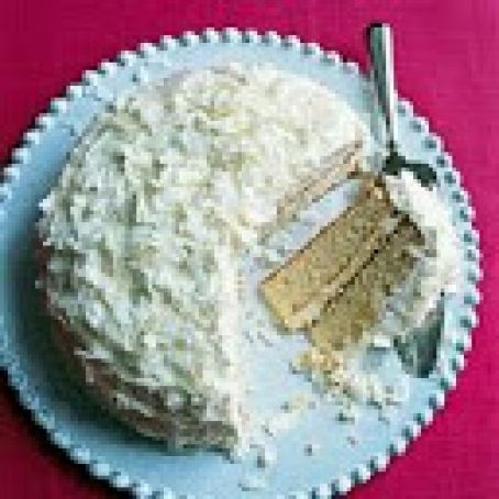 Buttermilk White with Coconut Cake