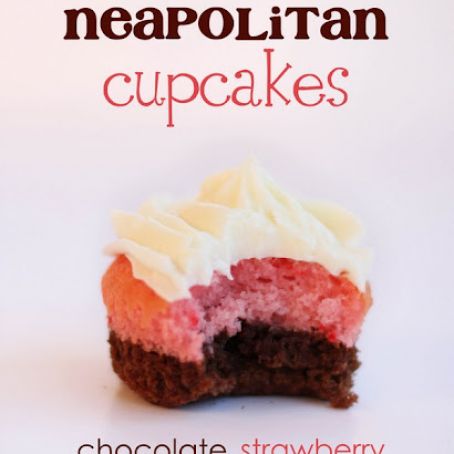 Neopolitan Cupcakes