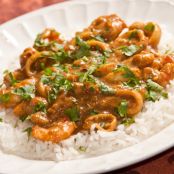 CALAMARES EN SALSA DE CURRY DE MANGO Y COCO