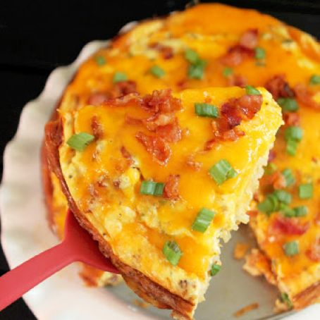 Hash Brown Quiche with Bacon