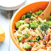 Broccoli, Bacon & Pasta Salad