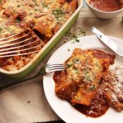 Easy Pressure Cooker Chicken Enchiladas