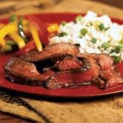 Ponzu Glazed Flank Steak