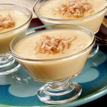 Creamy Coconut Pudding