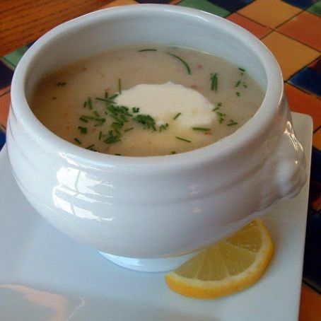 Kicked Up Potato & Leek Soup