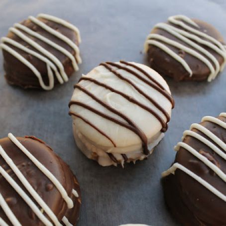 Chocolate Covered Cracker Sandwiches