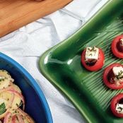CHERRY TOMATOES w/MARINATED FETA