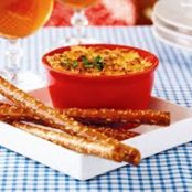 Roasted Onion and Cheddar Dip