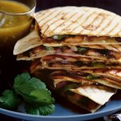 Mushroom-Manchego Quesadillas