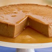 Pumpkin Flan with Maple Caramel 