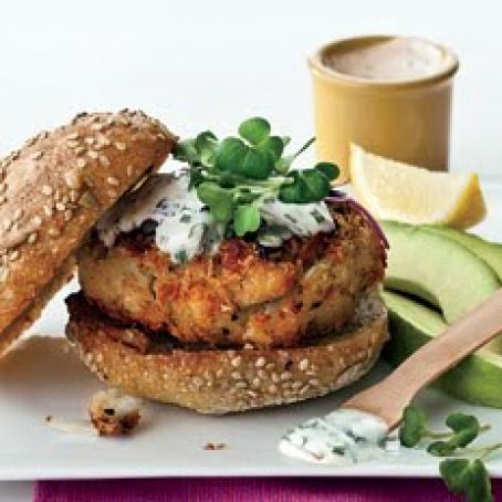 Crab Cake Burgers with Remoulade Sauce (B/S)