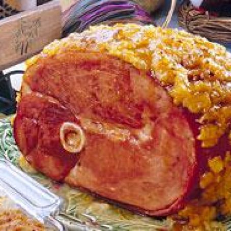Pineapple Crusted Ham