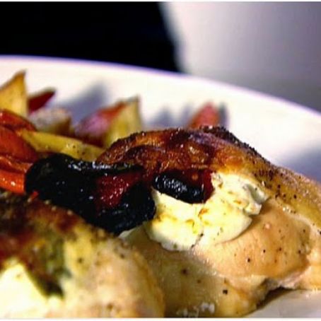 Chicken with Goat Cheese and Sun Dried Tomato