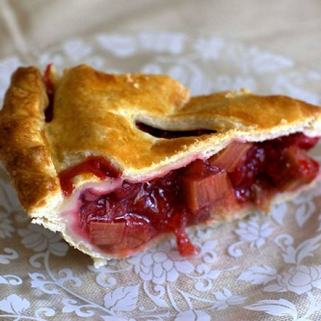 Strawberry- Rhubarb Pie