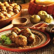 Meatballs with Salsa Verde