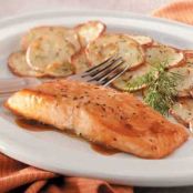 Brown sugar Glazed Salmon