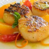 Seared Scallops with Jalapeno Vinaigrette