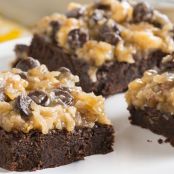 Rich German Chocolate Brownies