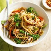 Chicken and Pasta in Peanut Sauce