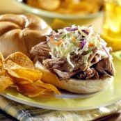 Pork and Slaw BBQ Rolls
