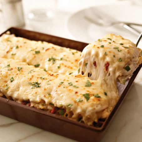 Artichoke Chicken Lasagna