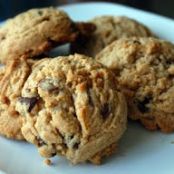 Butterfinger Peanut Butter Chocolate Chip Cookies