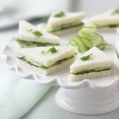 Cucumber-Watercress Tea Sandwiches